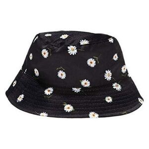 Alice and Olivia Womans Reversible Daisy Spring Summer Bucket Hat New